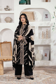 Nishat With You Unstitched Embroidered Khaddar 3Pc Suit - 42303016