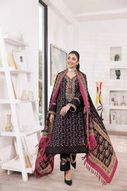 Nishat With You Unstitched Embroidered Khaddar 3Pc Suit - 42303017
