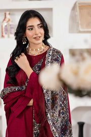 Nishat With You Unstitched Embroidered Khaddar 3Pc Suit - 42303018
