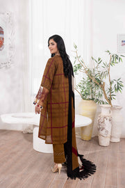 Nishat With You Unstitched Embroidered Khaddar 3Pc Suit - 42303019