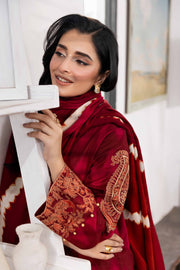 Nishat With You Unstitched Embroidered Khaddar 3Pc Suit - 42303020