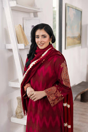 Nishat With You Unstitched Embroidered Khaddar 3Pc Suit - 42303020