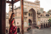 Nishat Sunehray Din Embroidered Karandi Unstitched 3Pc Suit - 42303025