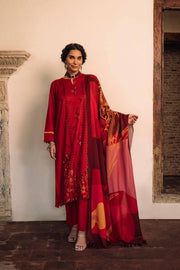 Nishat Sunehray Din Embroidered Karandi Unstitched 3Pc Suit - 42303028