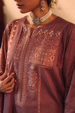 Nishat Sunehray Din Embroidered Karandi Unstitched 3Pc Suit - 42303030