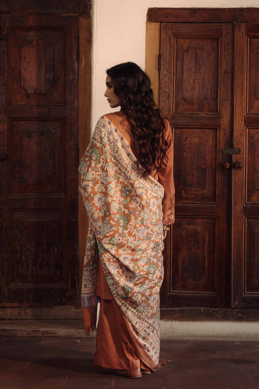 Nishat Sunehray Din Embroidered Karandi Unstitched 3Pc Suit - 42303032