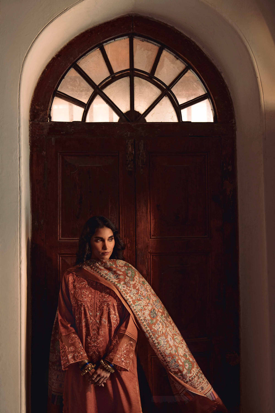 Nishat Sunehray Din Embroidered Karandi Unstitched 3Pc Suit - 42303032