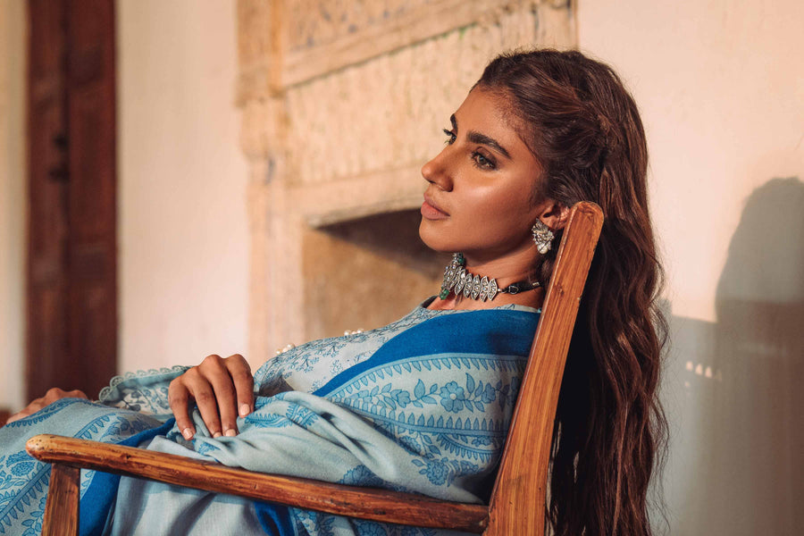 Nishat Sunehray Din Embroidered Karandi Unstitched 3Pc Suit - 42303033
