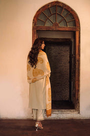 Nishat Sunehray Din Embroidered Karandi Unstitched 3Pc Suit - 42303034