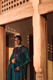 Nishat Sunehray Din Embroidered Karandi Unstitched 3Pc Suit - 42303037