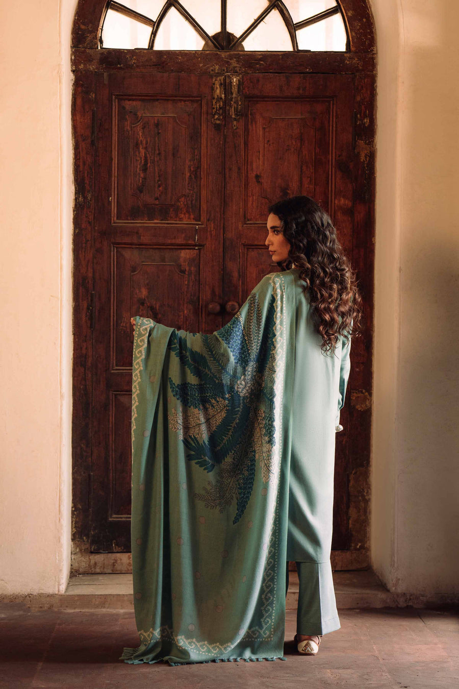 Nishat Sunehray Din Embroidered Karandi Unstitched 3Pc Suit - 42303040