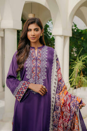 Nishat With You Unstitched Embroidered Linen 3Pc Suit - 42303043