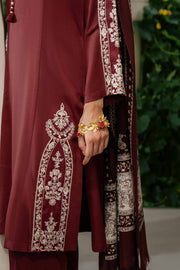 Nishat With You Unstitched Embroidered Linen 3Pc Suit - 42303045