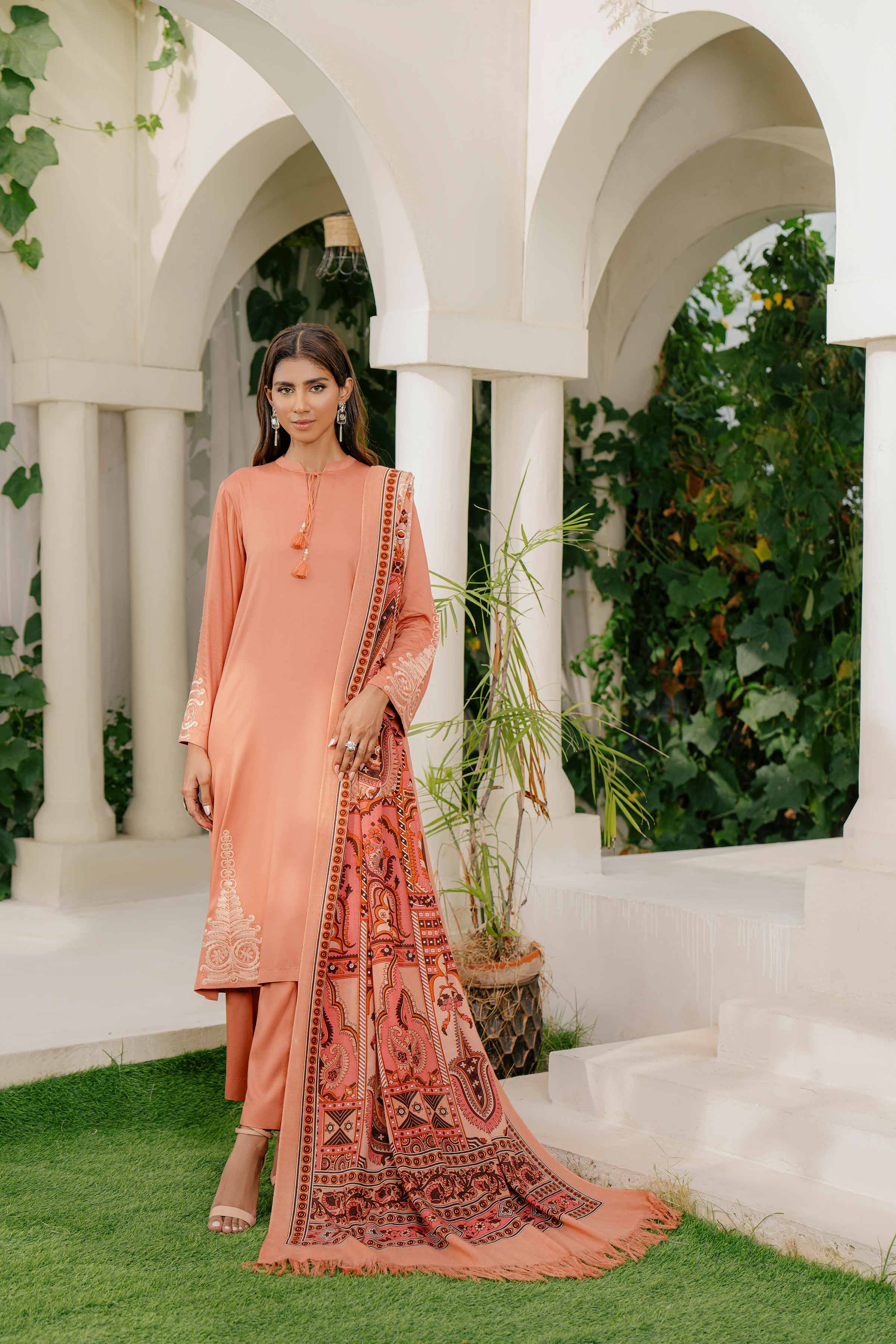 Nishat With You Unstitched Embroidered Linen 3Pc Suit - 42303046 Nishat With You Unstitched Embroidered Linen 3Pc Suit - 42303046