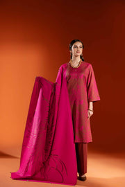 Nishat Sunehray Din Printed Karandi Unstitched 3Pc Suit - 42303055