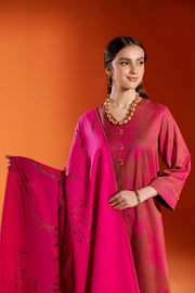 Nishat Sunehray Din Printed Karandi Unstitched 3Pc Suit - 42303055