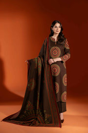 Nishat Sunehray Din Printed Karandi Unstitched 3Pc Suit - 42303057