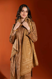 Nishat Sunehray Din Printed Karandi Unstitched 3Pc Suit - 42303059