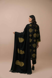 Nishat Sunehray Din Embroidered Karandi Unstitched 3Pc Suit - 42303073