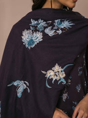 Nishat Sunehray Din Embroidered Karandi Unstitched 3Pc Suit - 42303075