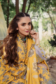 Nishat Sunehray Din Embroidered Karandi Unstitched 3Pc Suit - 42303076