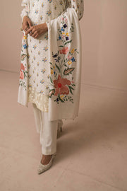 Nishat Sunehray Din Embroidered Karandi Unstitched 3Pc Suit - 42303079