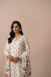 Nishat Sunehray Din Embroidered Karandi Unstitched 3Pc Suit - 42303079