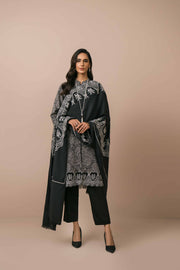 Nishat Sunehray Din Embroidered Karandi Unstitched 3Pc Suit - 42303080