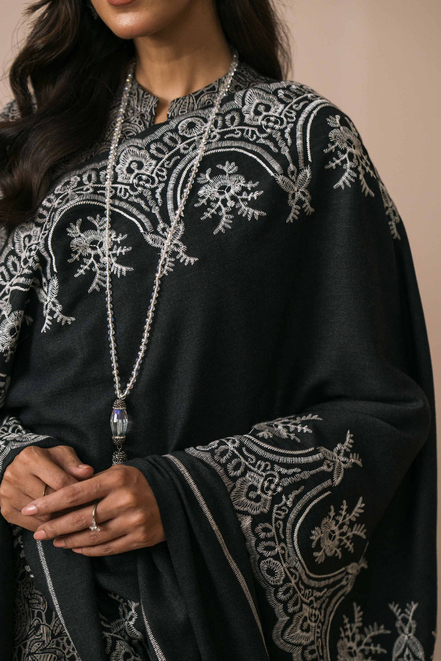 Nishat Sunehray Din Embroidered Karandi Unstitched 3Pc Suit - 42303080