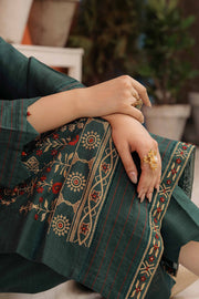 Nishat With You Unstitched Embroidered Khaddar 3Pc Suit - 42303081