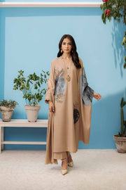 Nishat With You Unstitched Embroidered Khaddar 3Pc Suit - 42303083