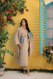 Nishat With You Unstitched Embroidered Khaddar 3Pc Suit - 42303083