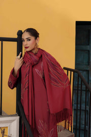 Nishat With You Unstitched Embroidered Khaddar 3Pc Suit - 42303085