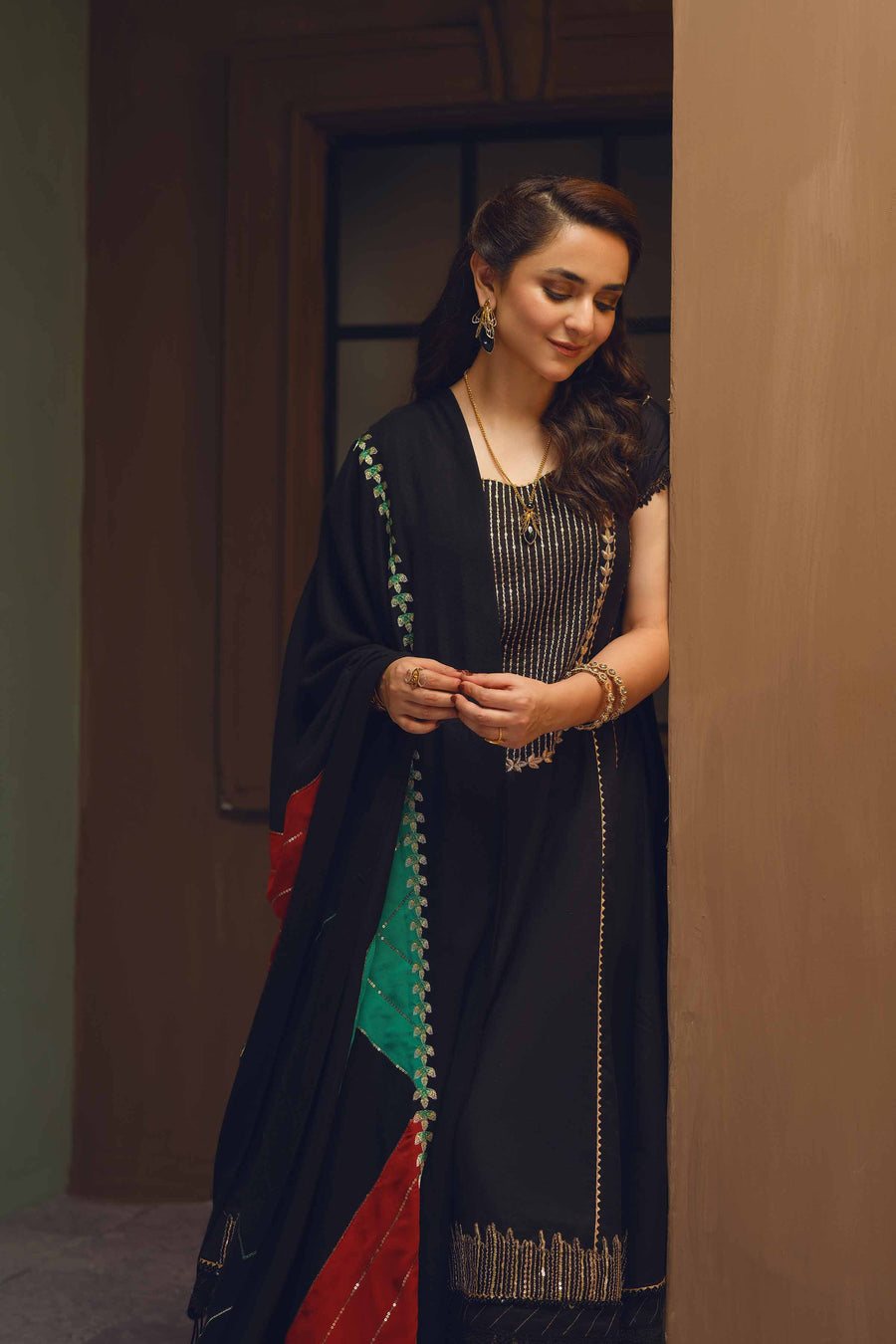 Nishat With You Unstitched Embroidered Khaddar 3Pc Suit - 42303087