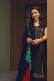 Nishat With You Unstitched Embroidered Khaddar 3Pc Suit - 42303087