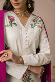 Nishat Sunehray Din Embroidered Karandi Unstitched 3Pc Suit - 42303091