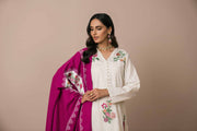 Nishat Sunehray Din Embroidered Karandi Unstitched 3Pc Suit - 42303091