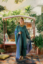 Nishat Sunehray Din Embroidered Karandi Unstitched 3Pc Suit - 42303092