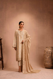 Nishat Sunehray Din Embroidered Karandi Unstitched 3Pc Suit - 42303095