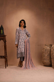 Nishat Sunehray Din Embroidered Karandi Unstitched 3Pc Suit - 42303096