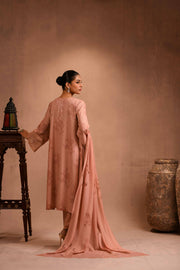 Nishat Sunehray Din Embroidered Karandi Unstitched 3Pc Suit - 42303097