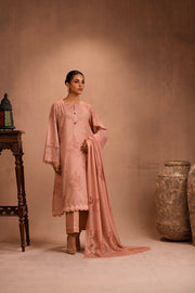 Nishat Sunehray Din Embroidered Karandi Unstitched 3Pc Suit - 42303097