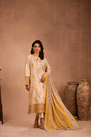 Nishat Sunehray Din Embroidered Karandi Unstitched 3Pc Suit - 42303098
