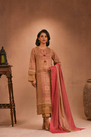 Nishat Sunehray Din Embroidered Karandi Unstitched 3Pc Suit - 42303099