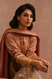 Nishat Sunehray Din Embroidered Karandi Unstitched 3Pc Suit - 42303099