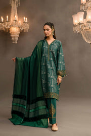 Nishat With You Unstitched Embroidered Jacquard 3Pc Suit - 42303114
