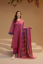 Nishat Sunehray Din Embroidered Khaddar Unstitched 3Pc Suit - 42303133