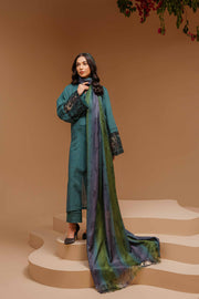 Nishat Sunehray Din Embroidered Khaddar Unstitched 3Pc Suit - 42303134