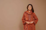 Nishat Sunehray Din Embroidered Khaddar Unstitched 3Pc Suit - 42303136
