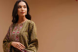 Nishat Sunehray Din Embroidered Khaddar Unstitched 3Pc Suit - 42303138